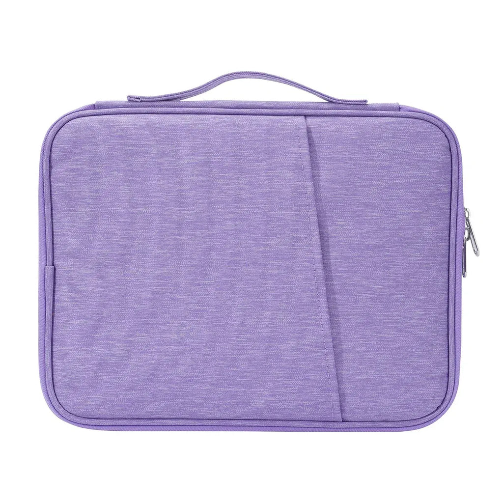 Color: ROSE RED, Size: 12" - Tablet Handbag Case for 10-13 Inch iPad Case Fits iPad Air 10.9 inch iPad Pro 11 M2 iPad 10th Samsung Xiaomi Lenovo Multi Pocket