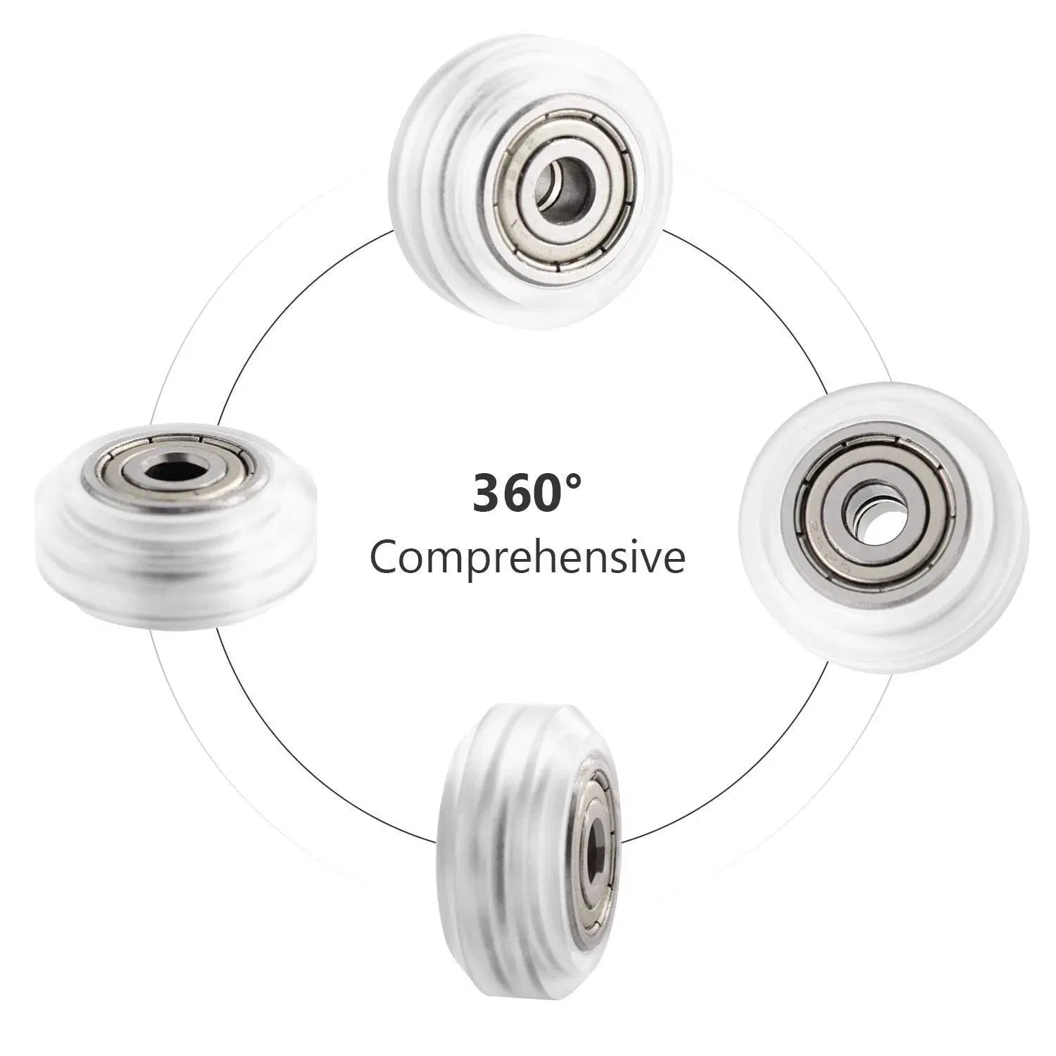 10/20Pcs Creality POM Wheel Plastic Pulley Linear Bearing Gear for Ender-3/V2/Ender-3 S1/CR-10 Series 3D Printer accessory ??