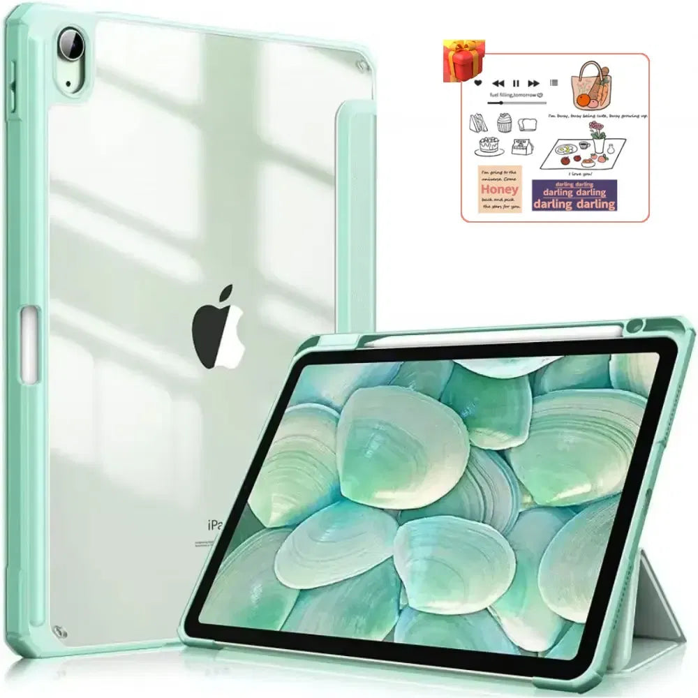 Color: black, Size: twelve - For ipad 10th generation case iPad Air 11 inch M2 Air 6 Air 5 4th 10.9 Pro 11 M4 Air13 M2 mini 7 6 10.2 7 8 9th Pro 11 12.9 case