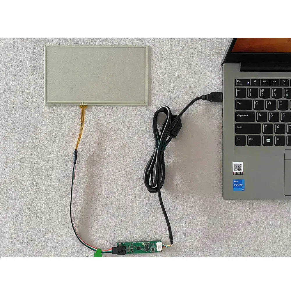Color: Green - 3.5/4.3/5/6.2/7/8/9/10.1 Inch Raspberry Pi Industrial Equipment PC Car Resistance Digitizer Touch Screen Panel USB Driver Board