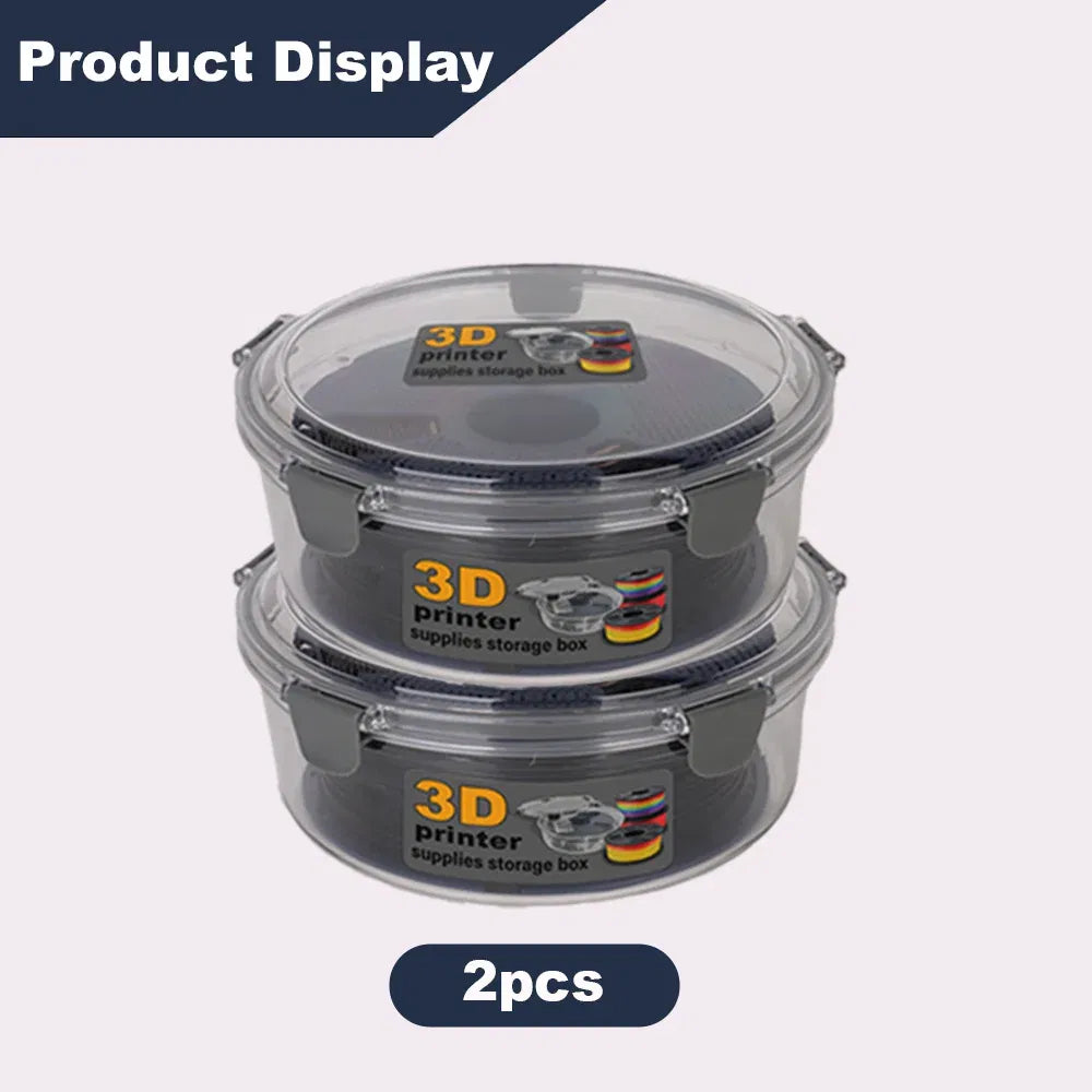 Color: WHITE - 3D Printer Filament Storage Box Moisture-Proof Sealed Dry Box for PLA PETG ABS TPU Filament Spool Holder, 3D Printer Accessories