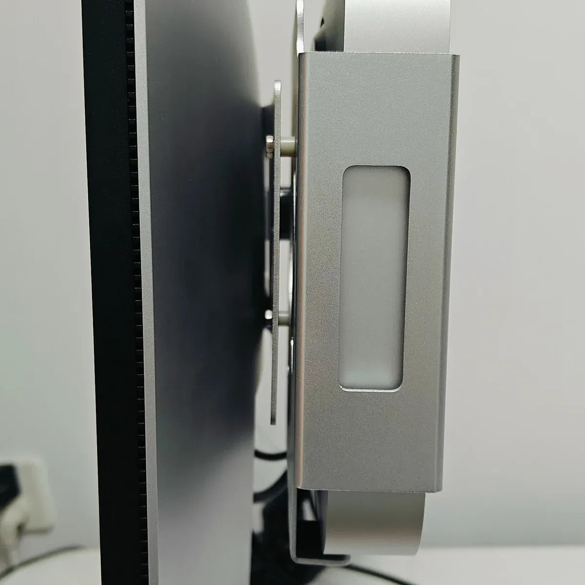 Color: black, Ships From: CHINA - Hang Macmini behind the monitor support monut Macmini under desk vesa extension
