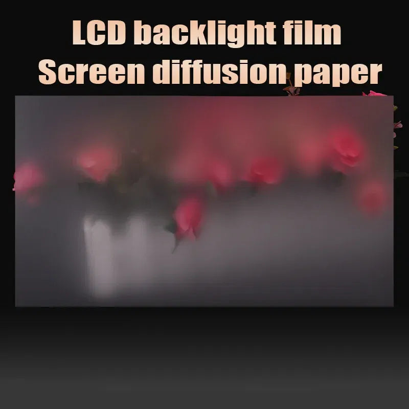Color: Light Grey - LCD Screen Diffuser Membrane Display Prism Film Led Light Backlight Module Diffusion Paper