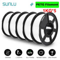 Color: VIOLET-PINK, Ships From: CHINA - Top 5KG 3D PLA/PETG/PLA PLUS/Clear Filament 1.75mm 5Roll 1KG 3D Printer Neatly Wound 3D Filament for 3D Printer& 3D Pen