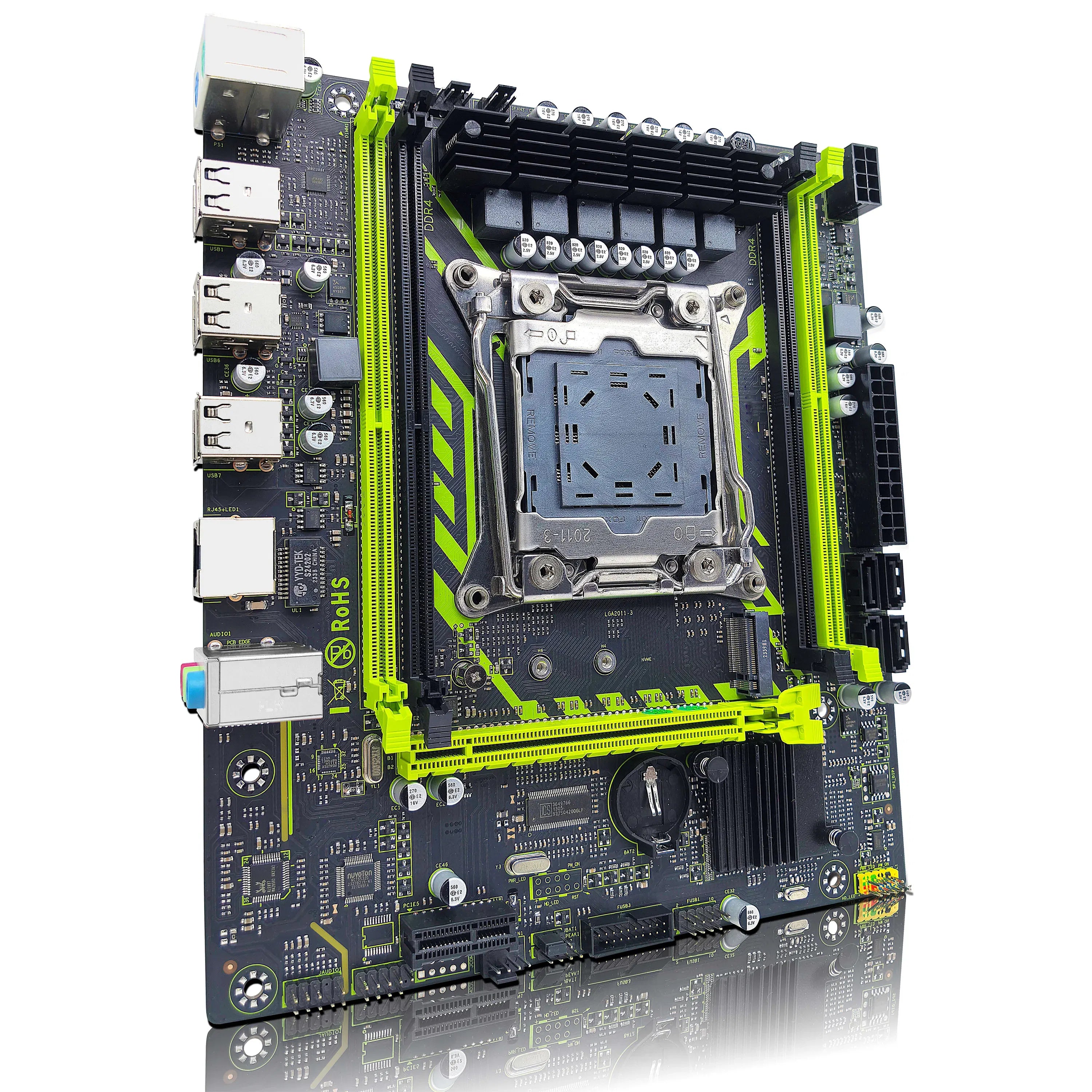 Color: Orange, Ships From: CHINA - To ZSUS X99-8D4 Motherboard Set Kit With LGA2011-3 Xeon E5 2650 V4 CPU DDR4 16GB (1*16GB) 2133MHZ RAM Memory NVME M.2 SATA