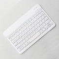 Color: WHITE - Wireless Keyboard Bluetooth-compatible Keyboard For Android IOS Windows Mini 78-Key Gaming Keybaord for PC iPad Tablet Keyboard