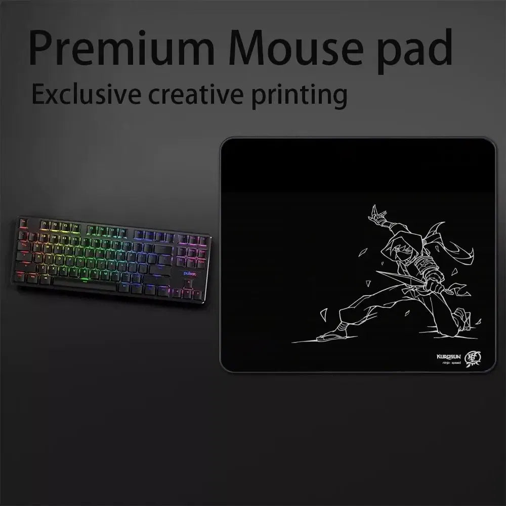 Color: BROWN, Size: 60x30 cm - Gamer Professional Kurosun Samurai Gaming Mouse Pad Game Ultrafine Surface Balance Mouse Mat 45x40CM E-Sports Mousepad Desk Mat