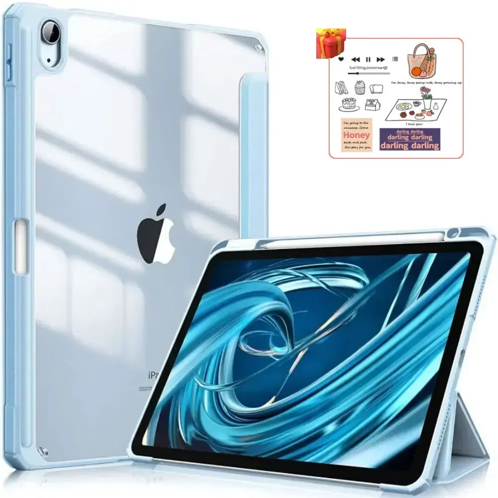 Color: Red, Size: nine - For ipad 10th generation case iPad Air 11 inch M2 Air 6 Air 5 4th 10.9 Pro 11 M4 Air13 M2 mini 7 6 10.2 7 8 9th Pro 11 12.9 case