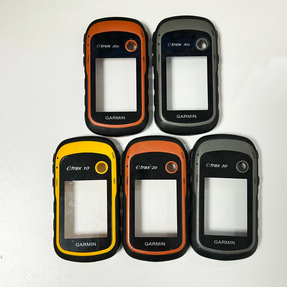 Color: Blue - For GARMIN Etrex 10 20 20X 30 30X 22X 32X Front Frame and Glass Screen Panel Housing Cover Case Handheld GPS Part Replacement