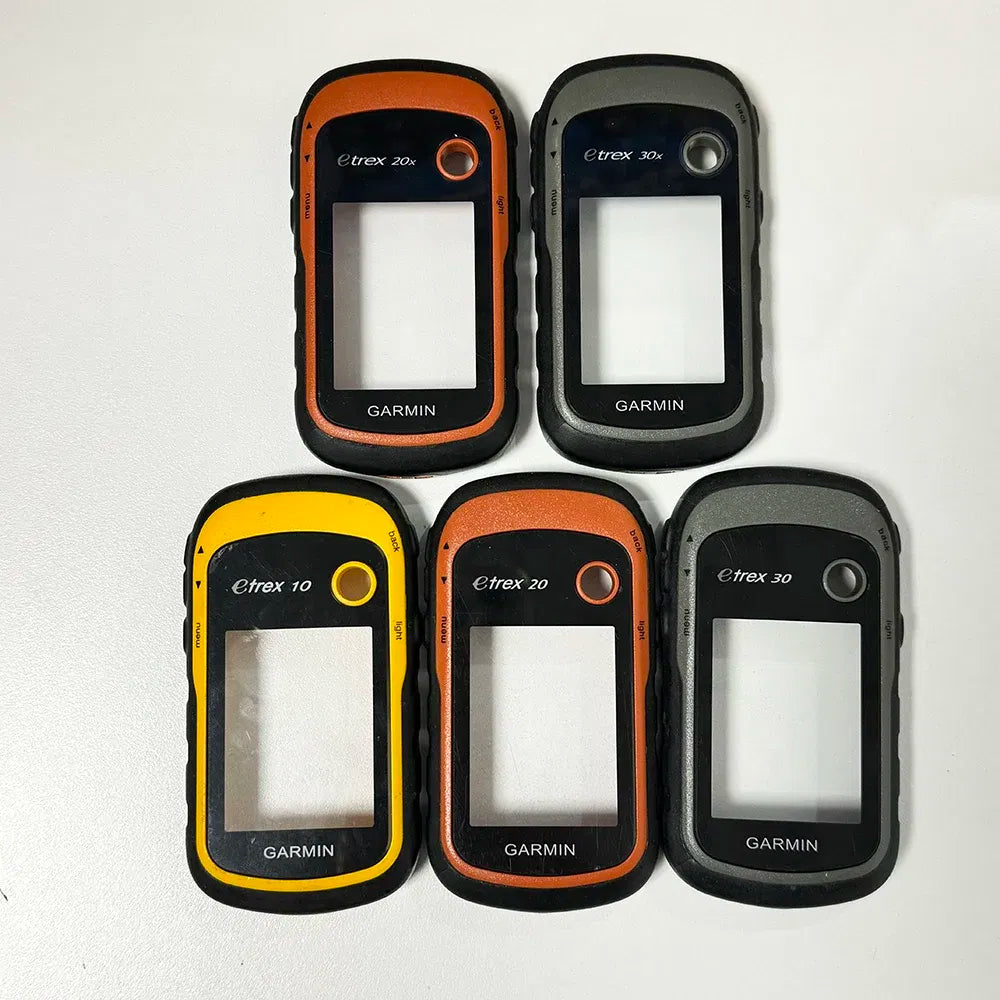 Color: Blue - For GARMIN Etrex 10 20 20X 30 30X 22X 32X Front Frame and Glass Screen Panel Housing Cover Case Handheld GPS Part Replacement