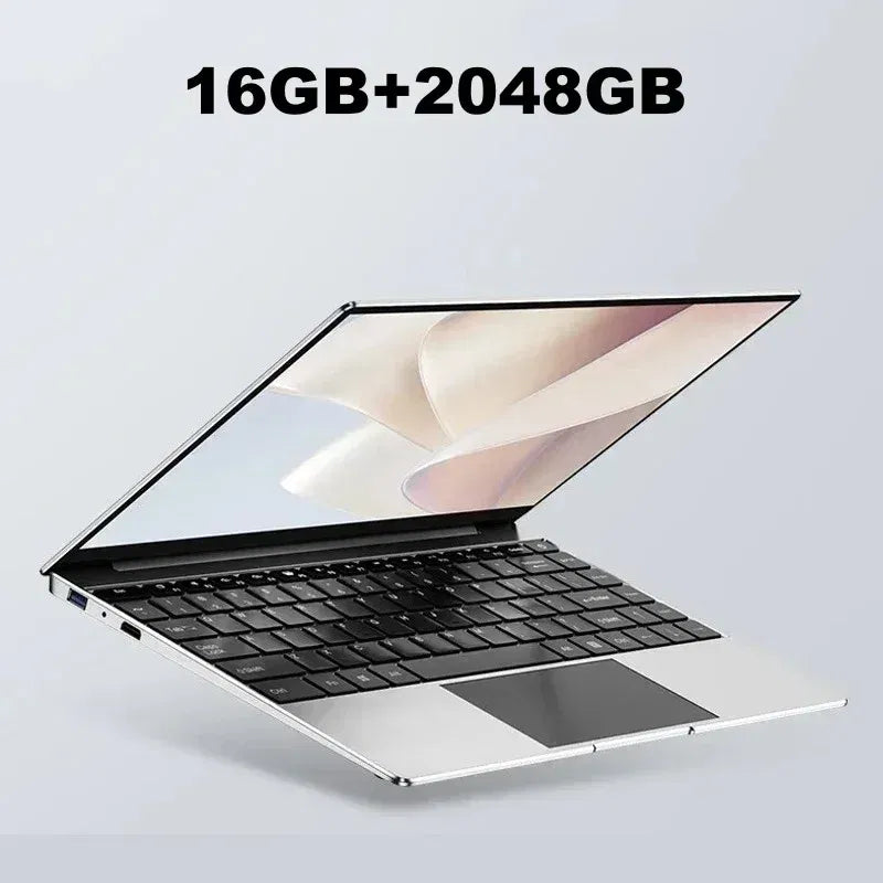 Color: SKY BLUE, Ships From: CHINA - Top Laptop Computer Windows 11 Pro Ultra Slim Notebook 14.1 Inch Intel Pentium N3700 16GB 1024GB Office Study PC Computer