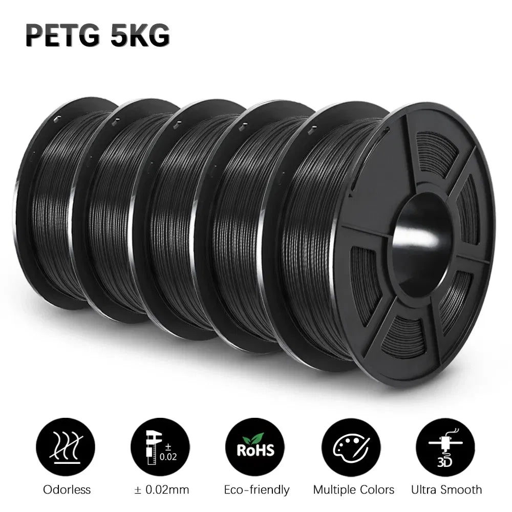 Color: glowing red, Ships From: CHINA - Top 3D Filament PETG/EASY ABS/TPU/ASA Filamnet 1.75mm 5Roll 1KG(TPU 0.5KG/Roll) 3D Printer Filament for 3D Printer