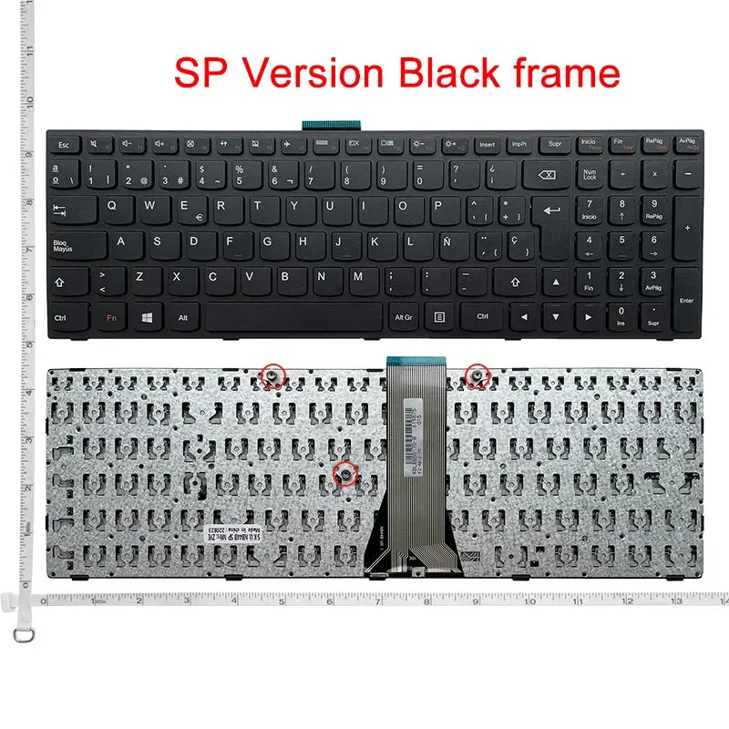 Color: RED - US/UK/RU/SP/FR/TI/AR Laptop Keyboard For Lenovo G50 G50-30 G50-45 G50-70/AT G50-80 B50 B50-30 B50-45 B50-70 B50-80 Y50C