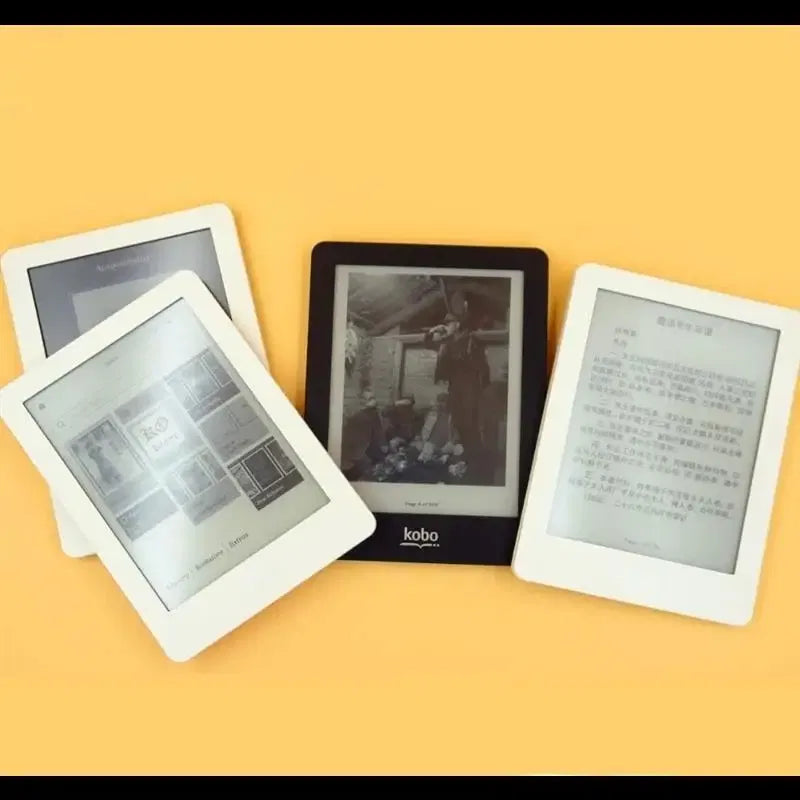 Color: Transparent, Ships From: CHINA - New! EBook eReader Kobo Glo N613 4G/16G/32G 6 inch 1024X768 WIFI e-Book Touch screen e-ink book Reader Front backlight
