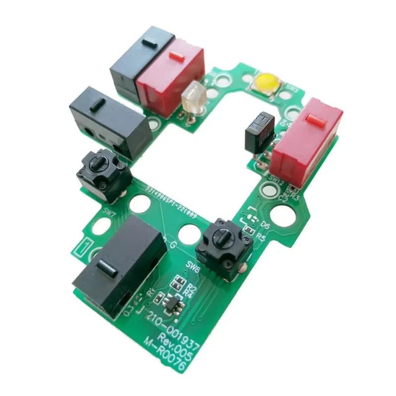 Color: Orange - for Logitech G502 Lightspeed Wireless Mouse Repair Parts 8.0 Mouse Upper Motherboard Micro Button Key Board 594A
