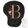 Color: BEAN PASTE - Mouse Pad Desk Mat for PC Laptop Ergonomic Non-Slip Mousepads Wrist Pad Rose Gold Series Office Accessories Mouse Mats