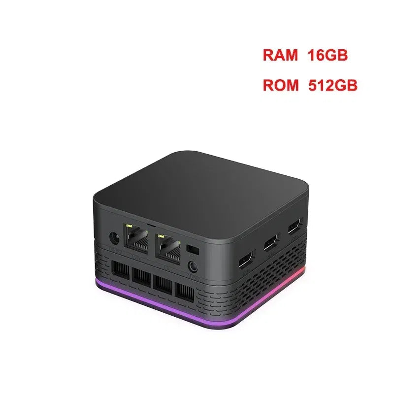 Color: Pink, Ships From: CHINA - Top T9 Plus Quad Core Windows 11 Small Mini PC, Intel Alder Lake N100,16GB LPDDR5 ,256/512GB/1TB SSD, Dual 1000M LAN ,Three HD