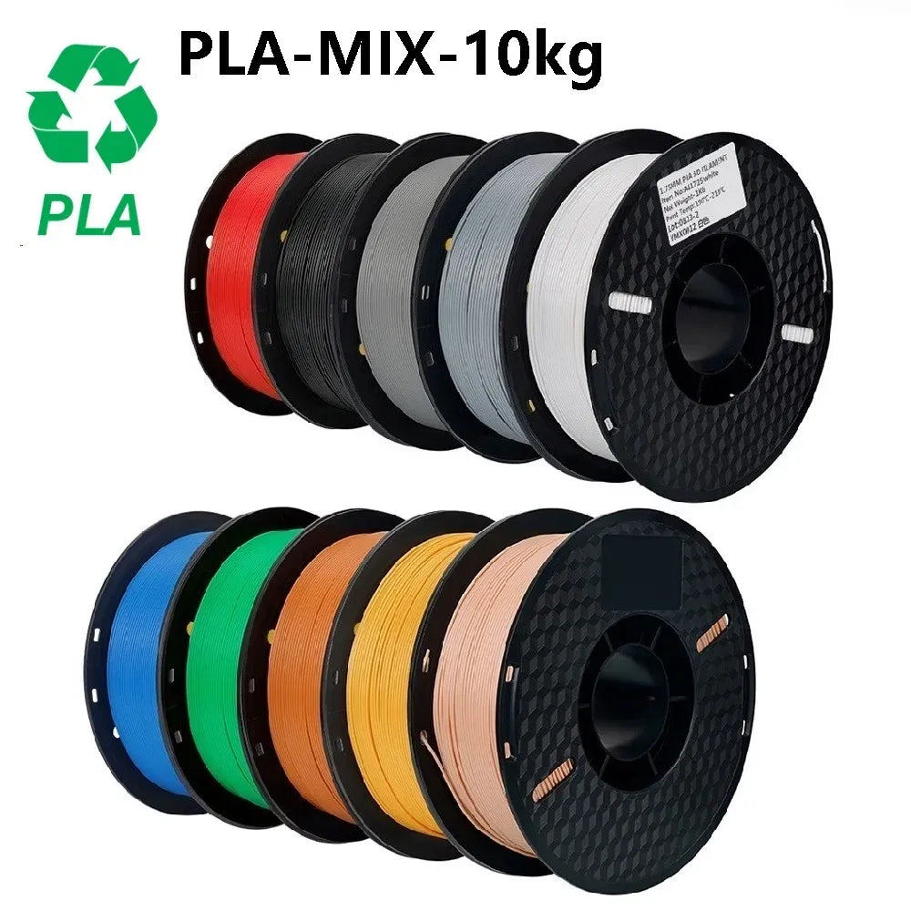 Color: Glowing Orange, Ships From: CHINA - Top 3D Printer 10KG PLA PETG ABS Filament 3D Printing Plastic Material 1.75mm 100% No Bubble Spool