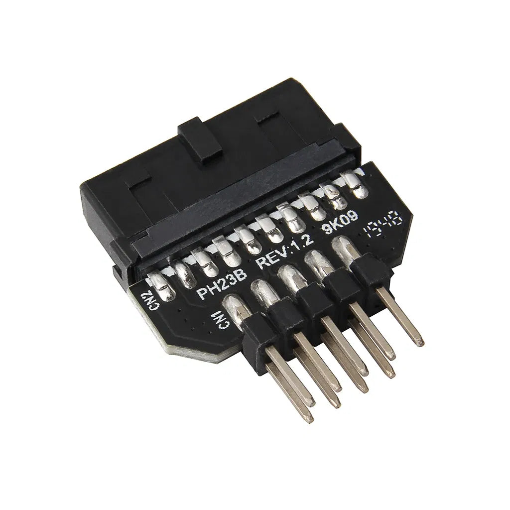 Color: Orange, Cable length: Other - Motherboard USB2.0 9Pin to USB3.0 19pin Front Panel Connector Converter USB 3.0 19/20pin to USB 2.0 9pin Header Female Adapter