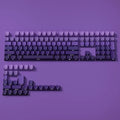 Color: Amber - Gradient Keycaps Side Printed Shine Through PBT Double Shot OEM Profile for MX Switches Gaming Keyboard
