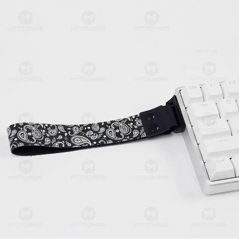 Color: LIGHT GRAY - Keyboard Ribbon Mechanical Keyboard Strap Customization Magnetic Axis Keyboard Strap Wooting Atk68 Drunkdeer Looting Decor