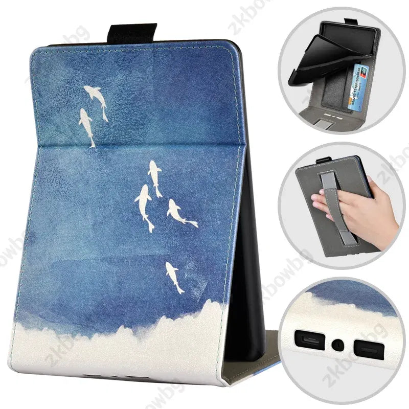 Color: Other, Size: eleven - Cute Smart Case for 6.8' 6'' Kindle Paperwhite Signature 11th Generation Edition 12th 2024 7'' 7th 10th 6th M2L4EK RS23CV Cover