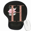 Color: APRICOT - Mouse Pad Desk Mat for PC Laptop Ergonomic Non-Slip Mousepads Wrist Pad Rose Gold Series Office Accessories Mouse Mats