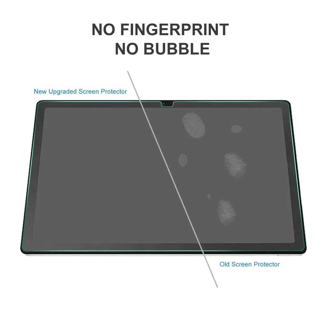 Color: Yellow - 2PCS Screen Protector Tempered Glass For Samsung Galaxy Tab A7 T220 T500 A8 X200 A9 S6 S7 T870 S8 X700 S9 Lite FE Plus Gen Film