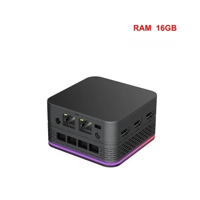 Color: PURPLE, Ships From: CHINA - Top T9 Plus Quad Core Windows 11 Small Mini PC, Intel Alder Lake N100,16GB LPDDR5 ,256/512GB/1TB SSD, Dual 1000M LAN ,Three HD