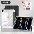 Color: black, Size: EIGHTEEN - For iPad Air 5 Case 2024 Air 6 11 iPad Pro 11 12.9 13 10 Gen 10.2 9th 8th 7th 9.7 6th 5th Mini 7 6 Smart case with pen Holder