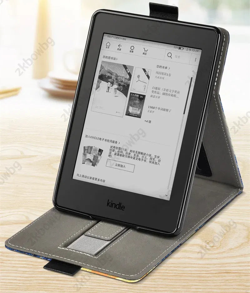 Color: PURPLE, Size: Fifteen - Cute Smart Case for 6.8' 6'' Kindle Paperwhite Signature 11th Generation Edition 12th 2024 7'' 7th 10th 6th M2L4EK RS23CV Cover