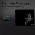 Color: WHITE, Size: XXL - Gamer Professional Kurosun Samurai Gaming Mouse Pad Game Ultrafine Surface Balance Mouse Mat 45x40CM E-Sports Mousepad Desk Mat
