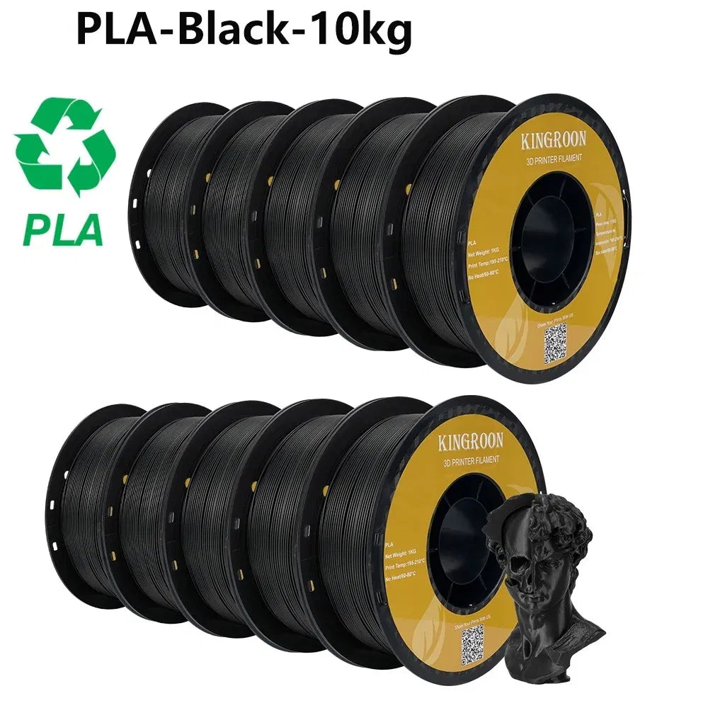 Color: Natural, Ships From: CHINA - Top 3D Printer 10KG PLA PETG ABS Filament 3D Printing Plastic Material 1.75mm 100% No Bubble Spool
