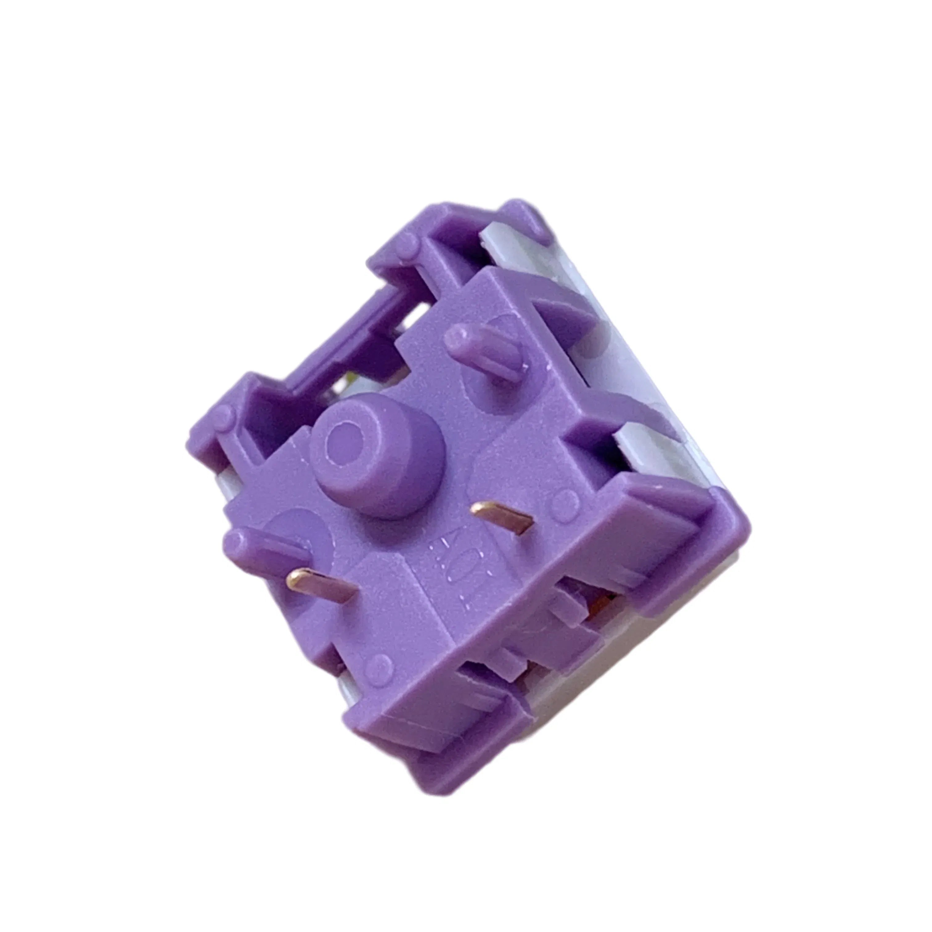 Color: Olive, Axis Body: Gray Switch - KTT Hyacinth Linear Switch Five Pins Switches MX For Mechanical Gaming Keyboards 45g Prelubed