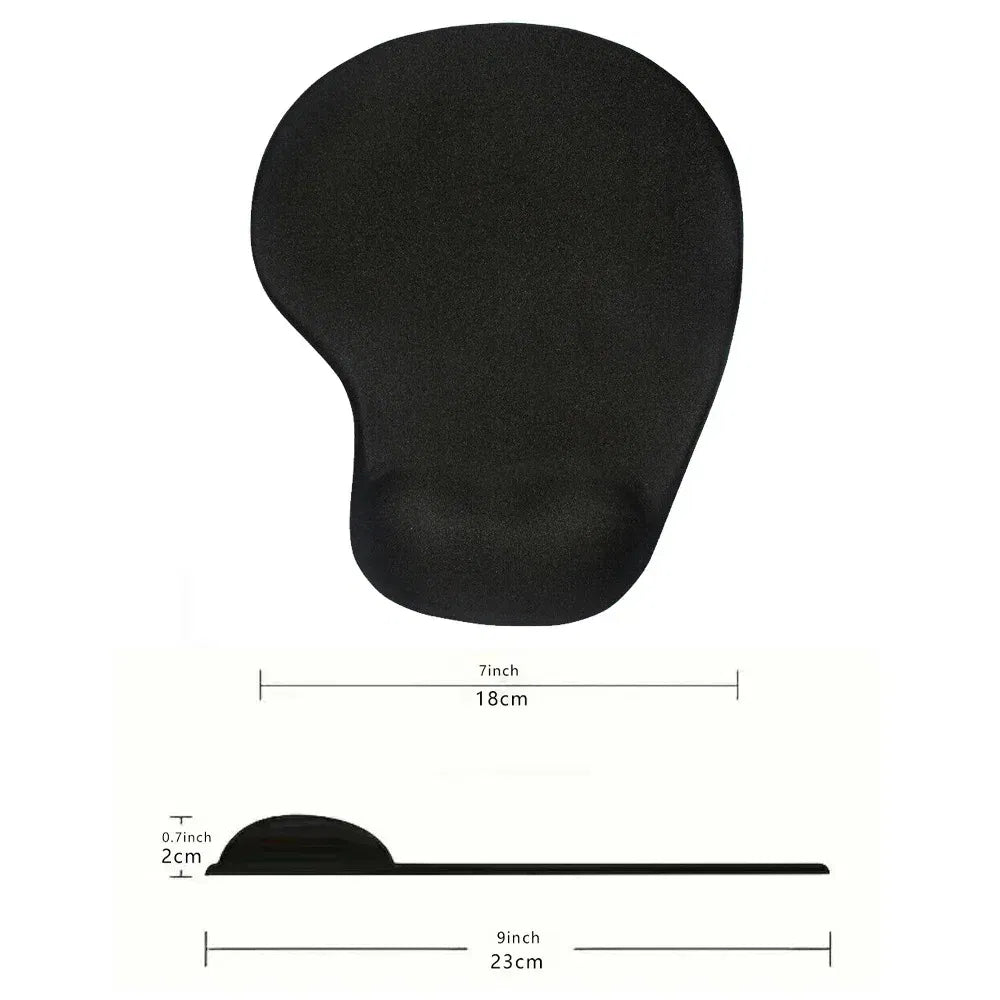 Color: BEAN PASTE - Mouse Pad Desk Mat for PC Laptop Ergonomic Non-Slip Mousepads Wrist Pad Rose Gold Series Office Accessories Mouse Mats