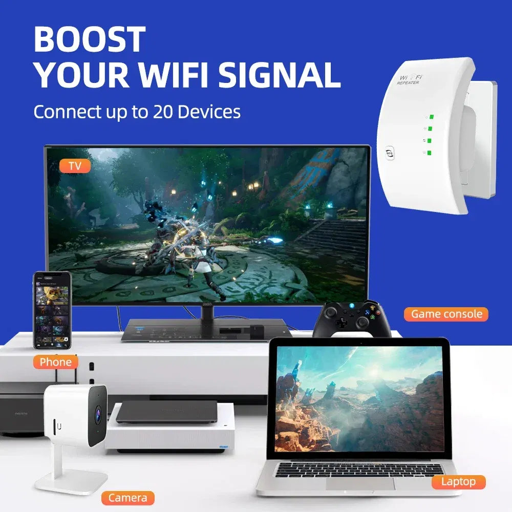 Plug Type: EU Plug - PIX-LINK WR01 Wireless WiFi Repeater Wifi Extender Ultraboost Wifi Amplifier Long Range Repiter 300M Wi-Fi Booster Access Point