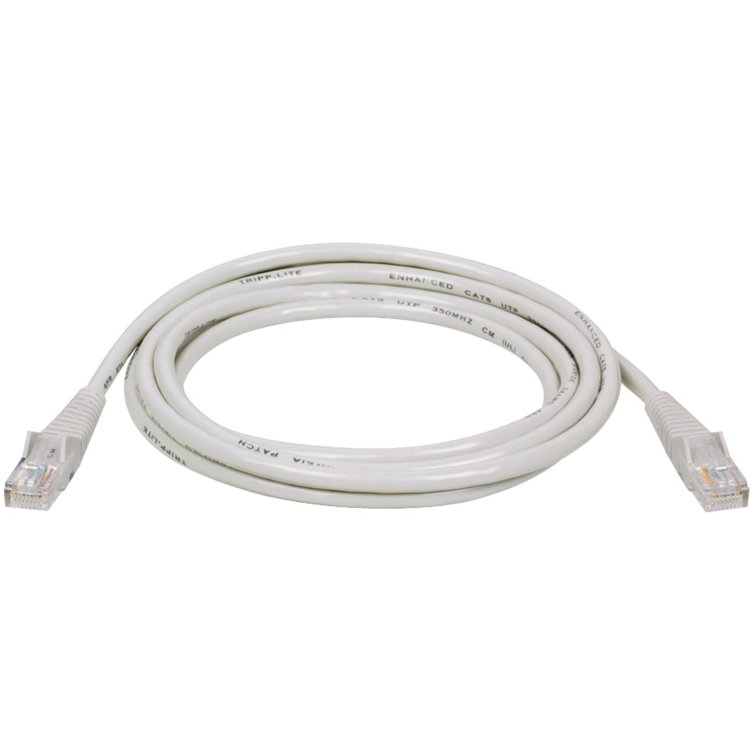 Tripp Lite N201-007-WH CAT-6 Gigabit Snagless Molded Patch Cable (7ft)