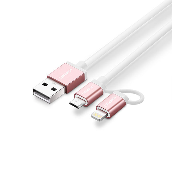 NNEDSZ Micro-USB to USB Cable with Lightning Adapter 1M (30470)-0