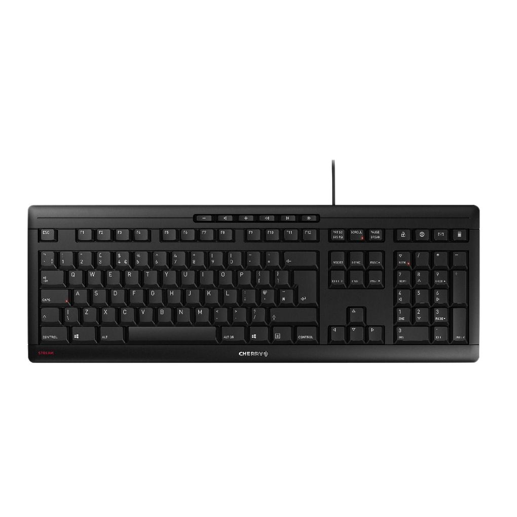 CHERRY STREAM KEYBOARD billentyűzet USB QWERTZ Cseh, Szlovák Fekete (JK-8500CS-2)-0