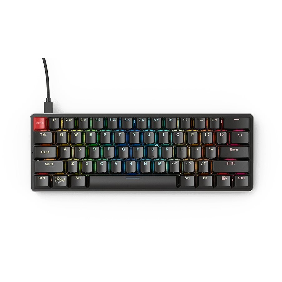 Klávesnice GLORIOUS PC Gaming Compact Černá (GMMK-COMPACT-BRN)-0