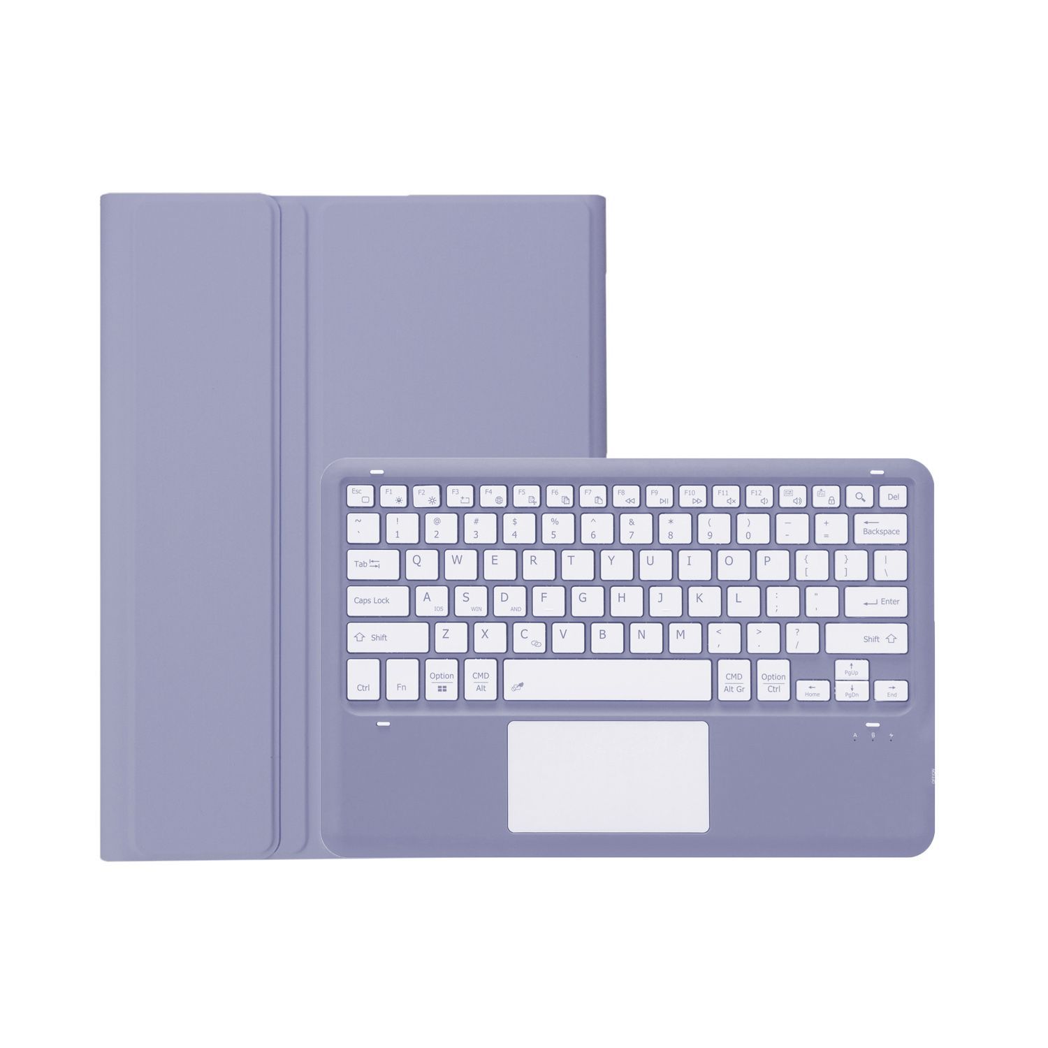Color: Lavender Purple, Compatible model: iPad Pro-Magic Control, Style:  - Compatible With IPad Pro Wireless Bluetooth Keyboard And The Magic