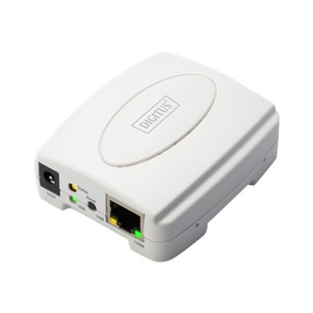 DIGITUS Fast Ethernet Print Server DN-13003-2 - print server - USB 2.0 (DN-13003-2)-0