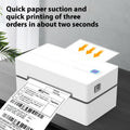 Model: 4 inches White - FlashLabel Thermal Express Face Single Machine One Kupono Label Printer