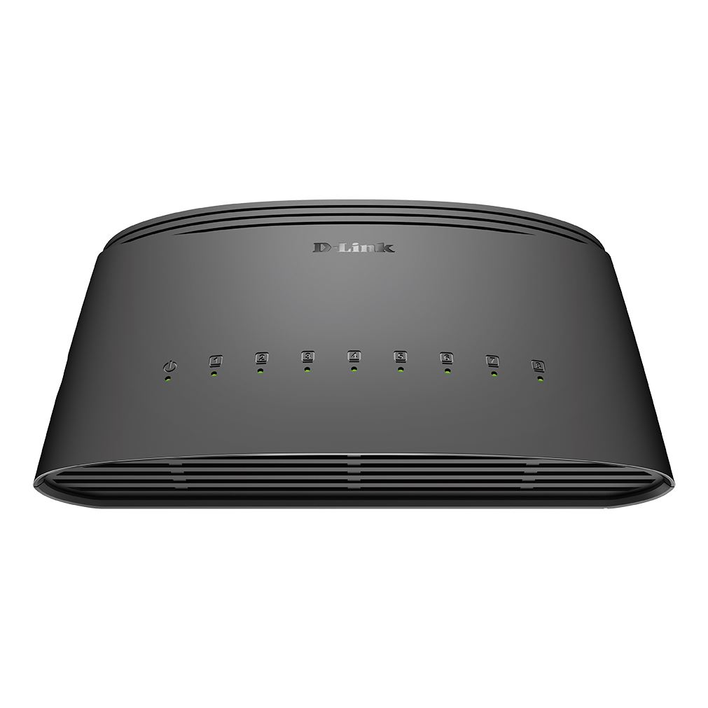D-Link DGS-1008D/E sieťový prepínač Nespravované Gigabit Ethernet (10/100/1000) Čierna (DGS-1008D)-0