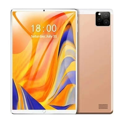 Color: Gold, Memory Capacity: 16G512G - 10-inch Large-screen Tablet For Online Classes And Gaming