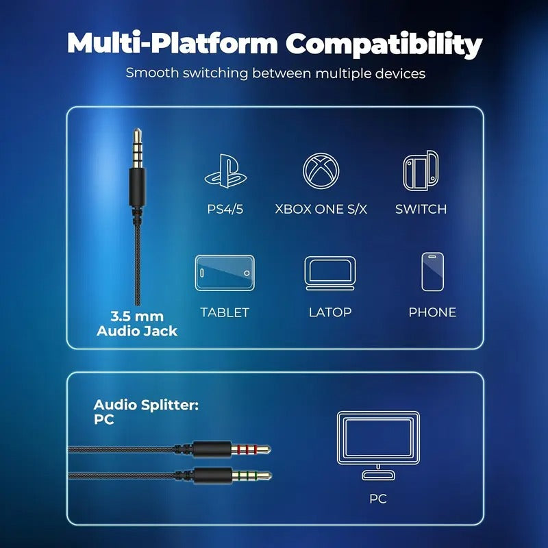 NNETM Gaming Headset with Mic-2